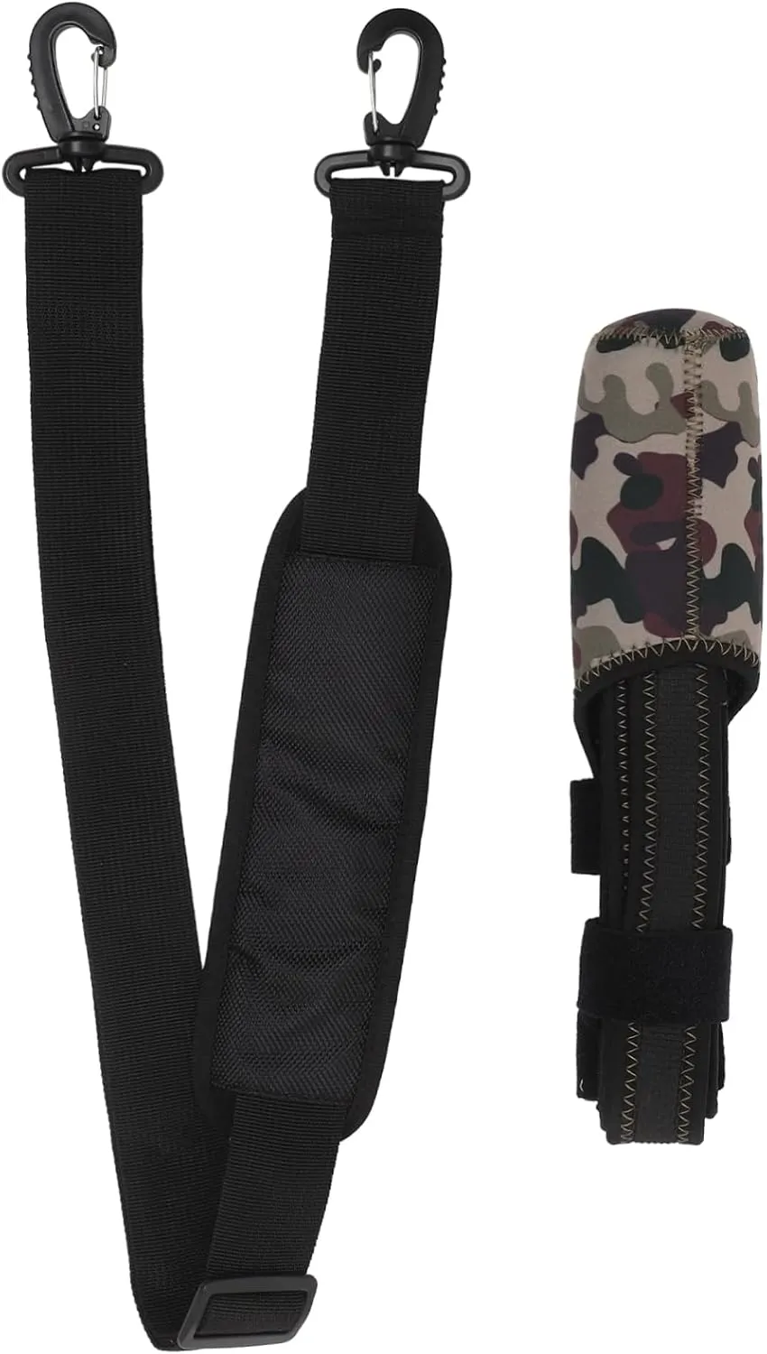 Fishing Pole Carrier Bag Telescopic Rod Tube Ocean Rod Rack Fishing Pole Sling Comfortable Shoulder Strap