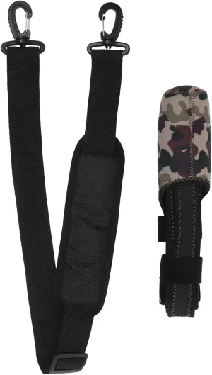 Fishing Pole Carrier Bag Telescopic Rod Tube Ocean Rod Rack Fishing Pole Sling Comfortable Shoulder Strap