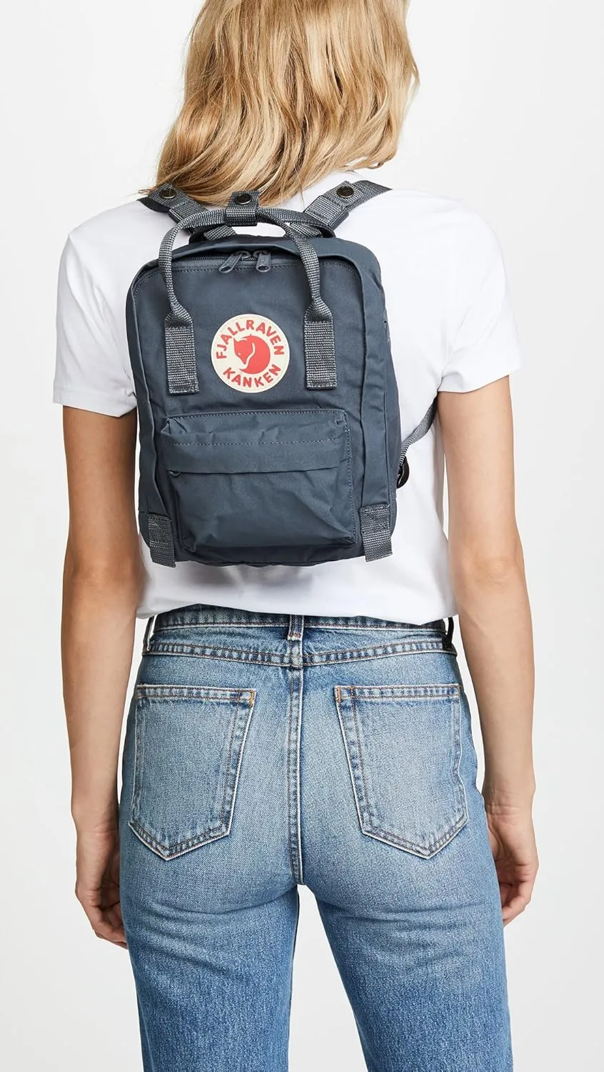 Fjallraven Kanken Mini Backpack, Graphite, One Size