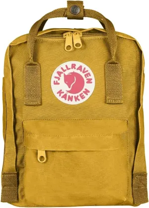 Fjallraven Women's Kanken Mini Backpack, Ochre, Brown, One Size