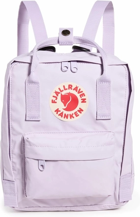 Fjallraven Women's Kanken Mini Backpack, Pastel Lavender, Purple, One Size