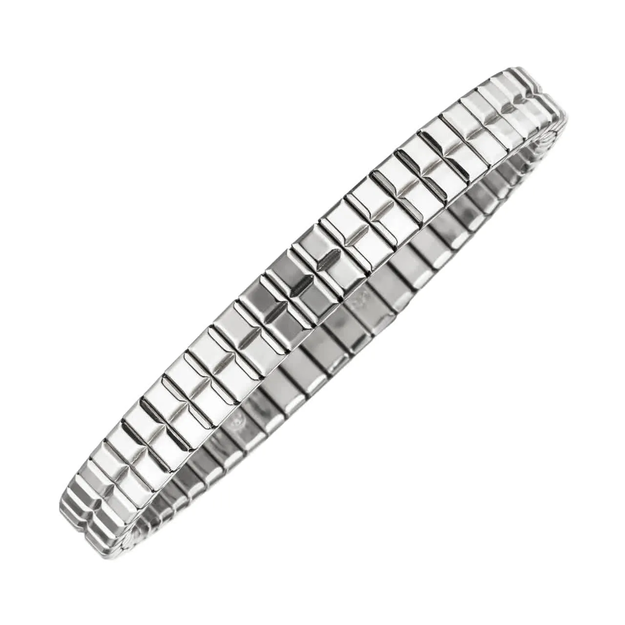 Flexibles Magnetarmband Cube-Design 6,5mm breit