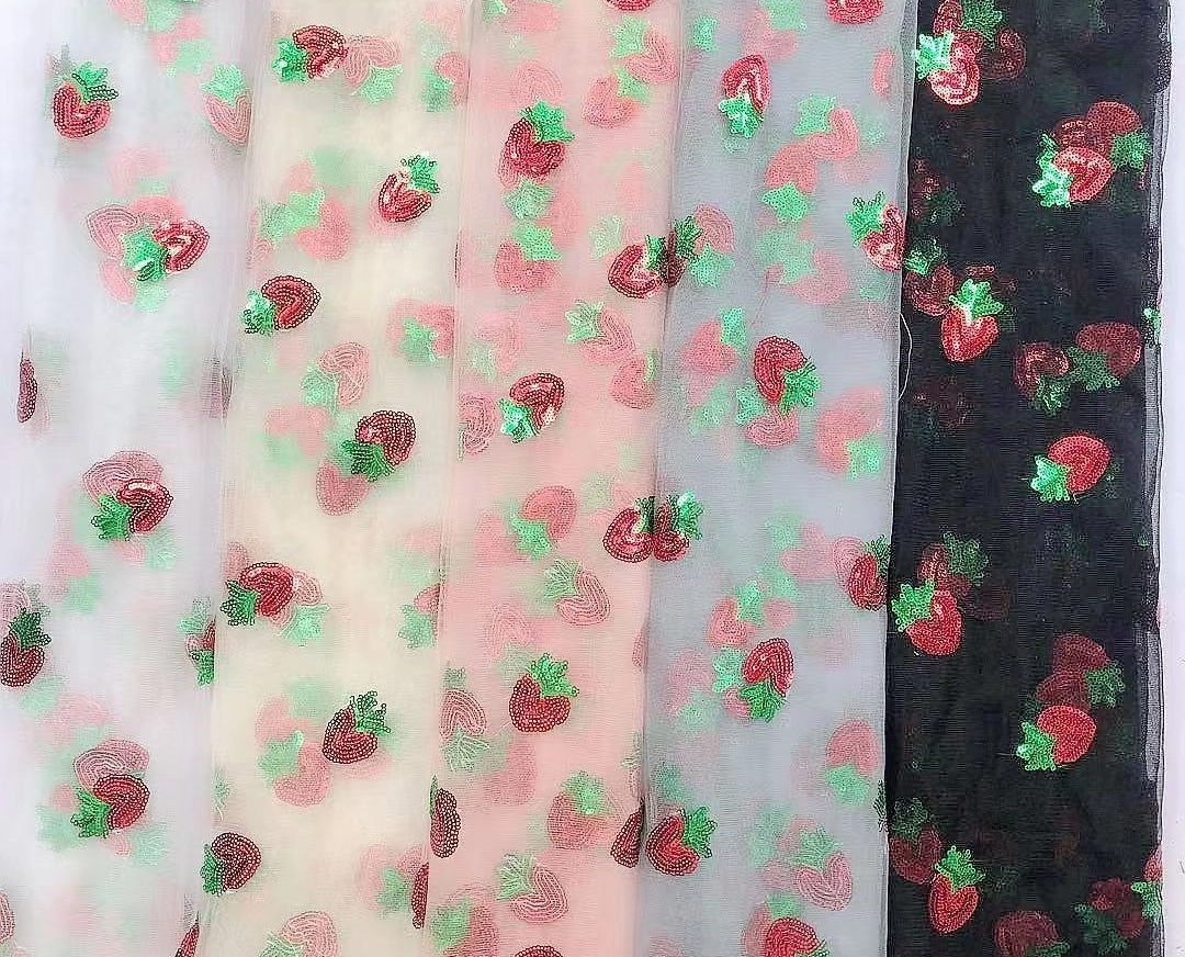 Fluffy Pink Flower Girl Dress - Sparkly Strawberry Baby Dress, Fluffy 1st Birthday Girl Evening Dress