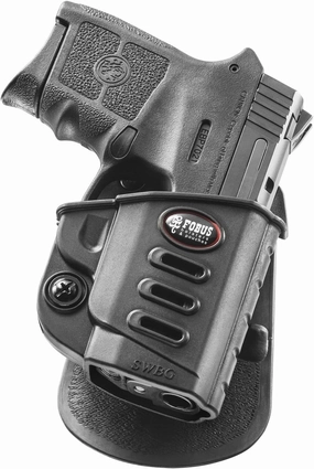 Fobus unisex adult Adjustable Fobus Evolution Paddle Holster S W M P Bodyguard, Black, One Size US