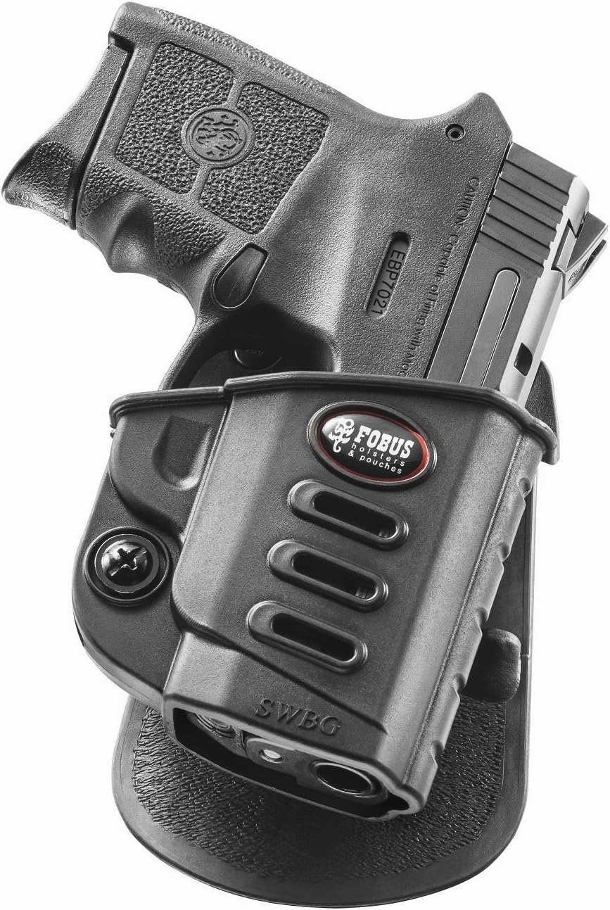 Fobus unisex adult Adjustable Fobus Evolution Paddle Holster S W M P Bodyguard, Black, One Size US