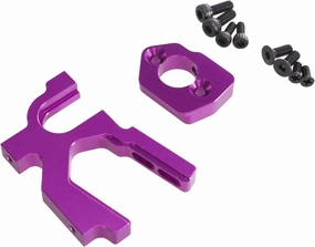 for Wltoys LC 1/12124019 1/14 144001 144010 RC Car Metal Upgrade Accessories Adjustable Motor Fixed Seat(Purple)
