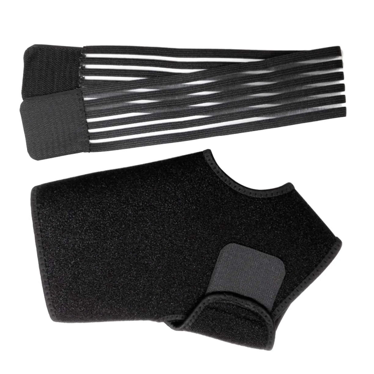 FRCOLOR 1pc Ankle Support Brace Pressurizable Guard for Basketball Football Badminton Sprain Compression Wrap Comfortable Breathable Material