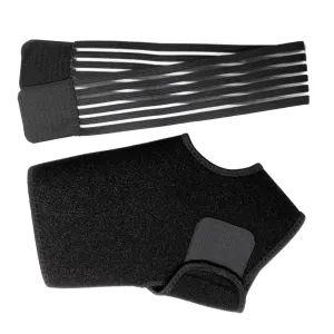 FRCOLOR 1pc Ankle Support Brace Pressurizable Guard for Basketball Football Badminton Sprain Compression Wrap Comfortable Breathable Material