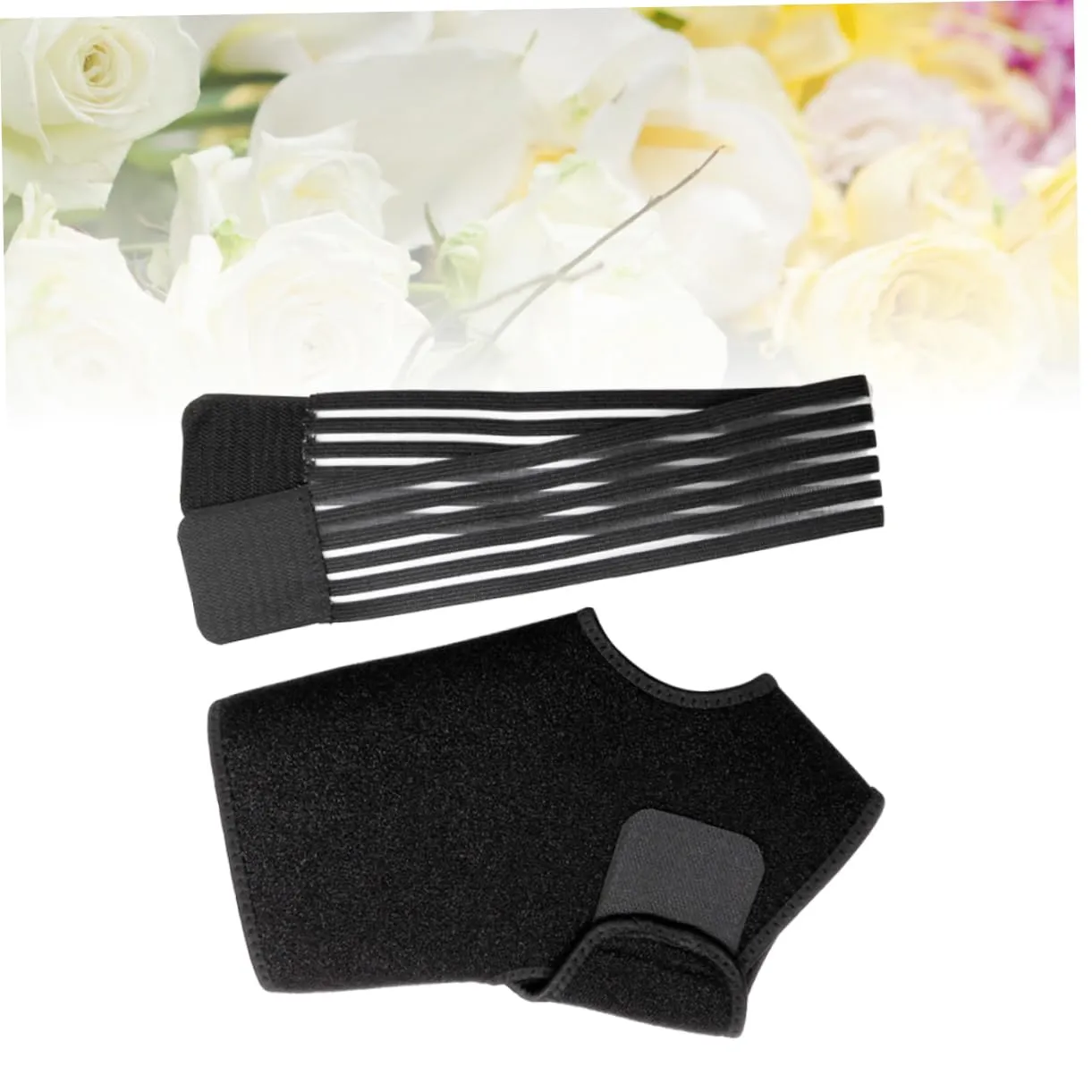 FRCOLOR 1pc Ankle Support Brace Pressurizable Guard for Basketball Football Badminton Sprain Compression Wrap Comfortable Breathable Material