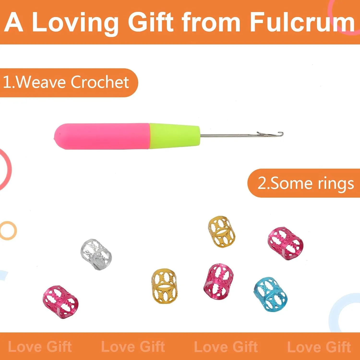 Fulcrum Goddess Box Braids Crochet Hair, 14 Inch, 9 Packs, 13 Strands/Pack, Curly Ends, Brown, Synthetic, Sew-In Installation