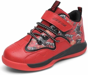 GEERX Dino Kids Boys Basketball Shoes Non Slip High Top Ankle Protection Sport Athletic Boy Sneakers