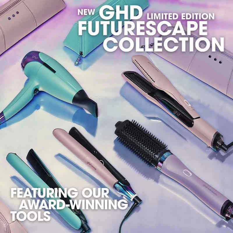 ghd Futurescape Limited Edition Gold Hair Straightener in Mystic Aqua