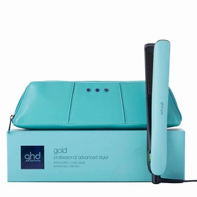 ghd Futurescape Limited Edition Gold Hair Straightener in Mystic Aqua