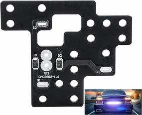 GM-ALO-37 6 High Mod Module for all GM lights high beams low beams and fog lights Compatible with Classic Full Size 2003-2007 Chevy Silverado and GMC Sierra 2003-2006 Avalanche Suburban and Tahoe