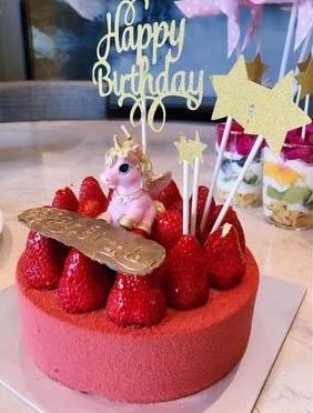 Golden Unicorn Candle