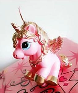 Golden Unicorn Candle
