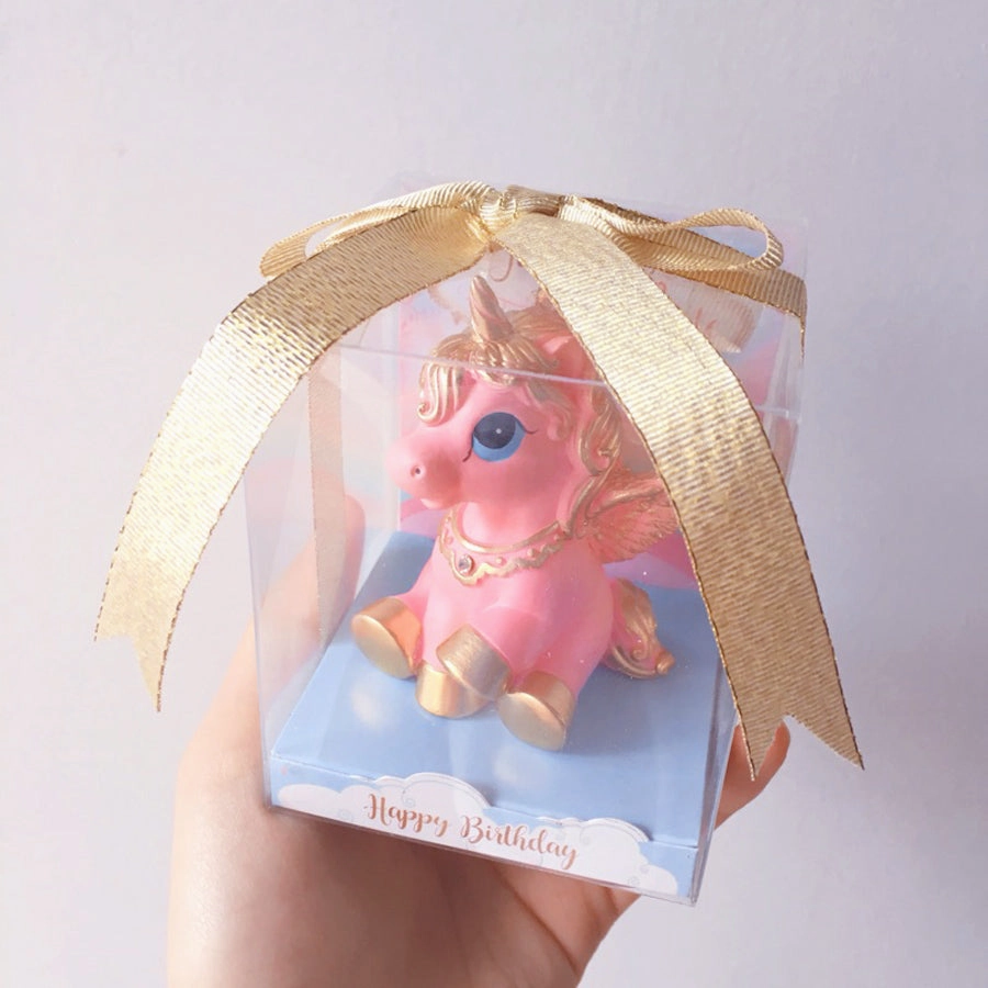 Golden Unicorn Candle