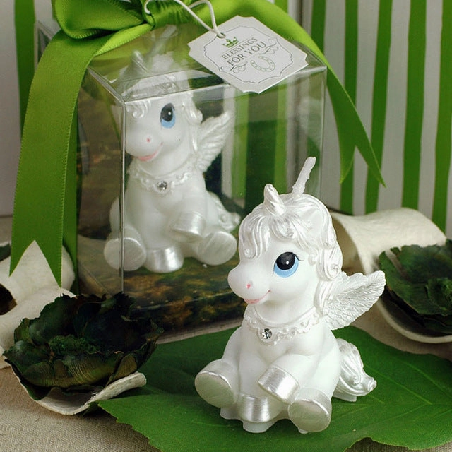 Golden Unicorn Candle