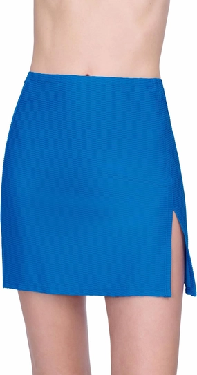 Gottex Harbourside Women’s Textured Pull on Mini Skirt Swimsuit Cover Up Beachwear Essential
