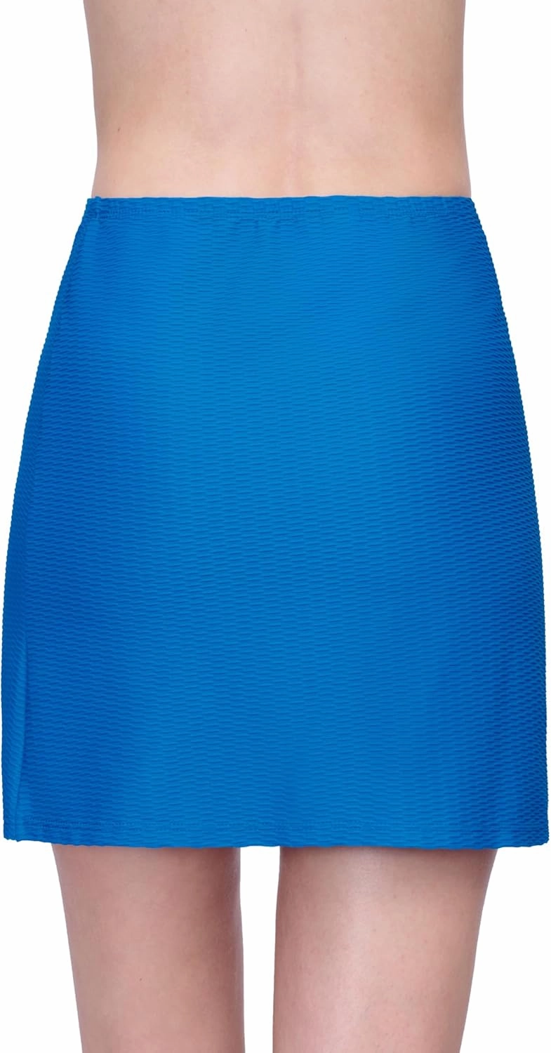 Gottex Harbourside Women’s Textured Pull on Mini Skirt Swimsuit Cover Up Beachwear Essential