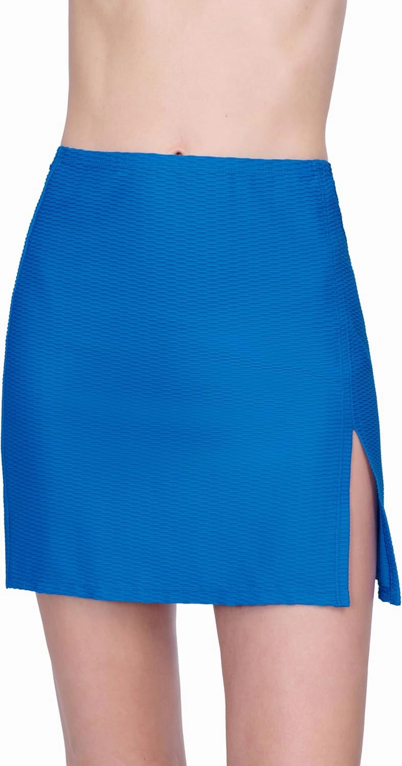 Gottex Harbourside Women’s Textured Pull on Mini Skirt Swimsuit Cover Up Beachwear Essential