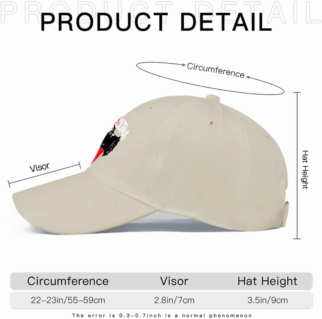 Grey 59 Skull RED Logo Band Baseball Cap Men Women Peak Cap Outdoor Casual Golf Dad Hat