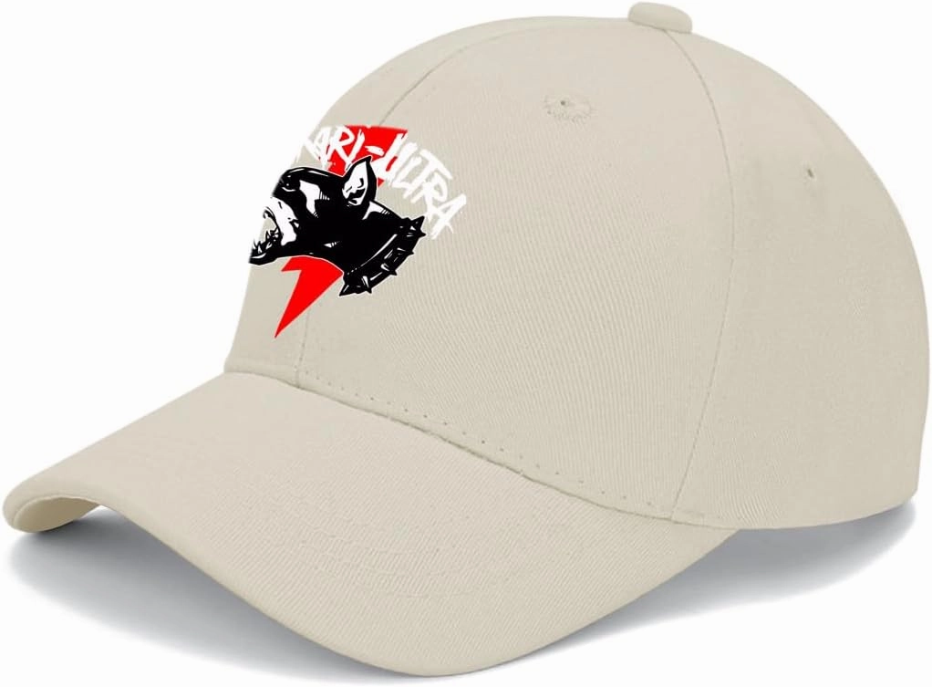 Grey 59 Skull RED Logo Band Baseball Cap Men Women Peak Cap Outdoor Casual Golf Dad Hat
