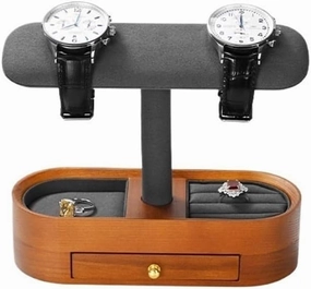 GRFIT Jewelry Organizer Watch Display Stand, Jewelry Storage Display Accessories, Luxury Watch Bracelet Display Stand Lightweight Jewelry Stand(Grey)