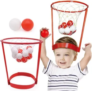 Headband Hoop Ball Toy Headband catching Basketball Headband Sports Headband Athletic Headbands Kids Sports Toys Childrens Toys Puzzle Catch Parent-Child