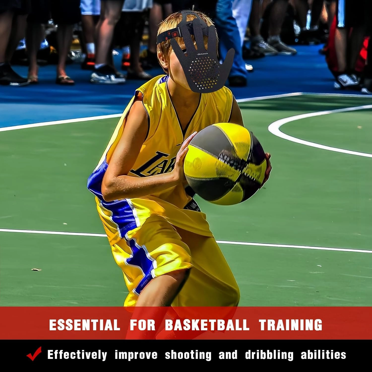 Headgear Blocking Guards Basketball Defensive Mask 2nd Generation 3D Eye-Blocking Shooting Dribble Mask Guard Shooter Jump Shot Basketball Associates Training Equipment
