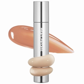 Heart Percent Dote On Mood One Way Glowy Tint, Glass-like High Shine Glossy Finish w/Long-Lasting Luminous Color Lip Stain for Glowy Look, #01. Bare Nude