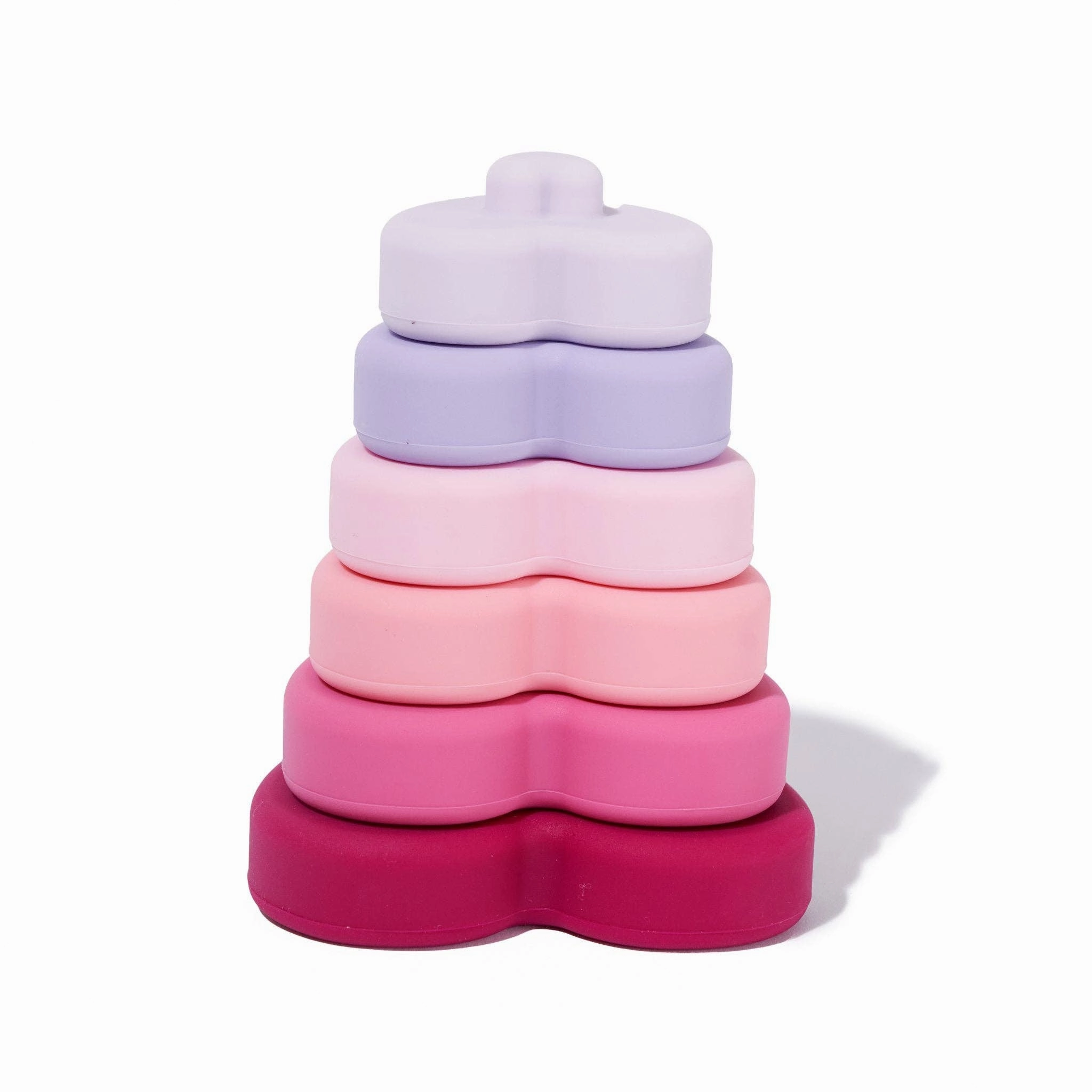 Heart Shape Silicone Stacking Toy