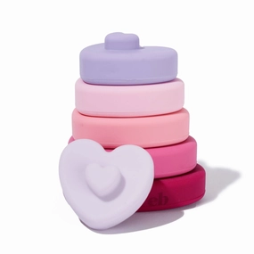 Heart Shape Silicone Stacking Toy