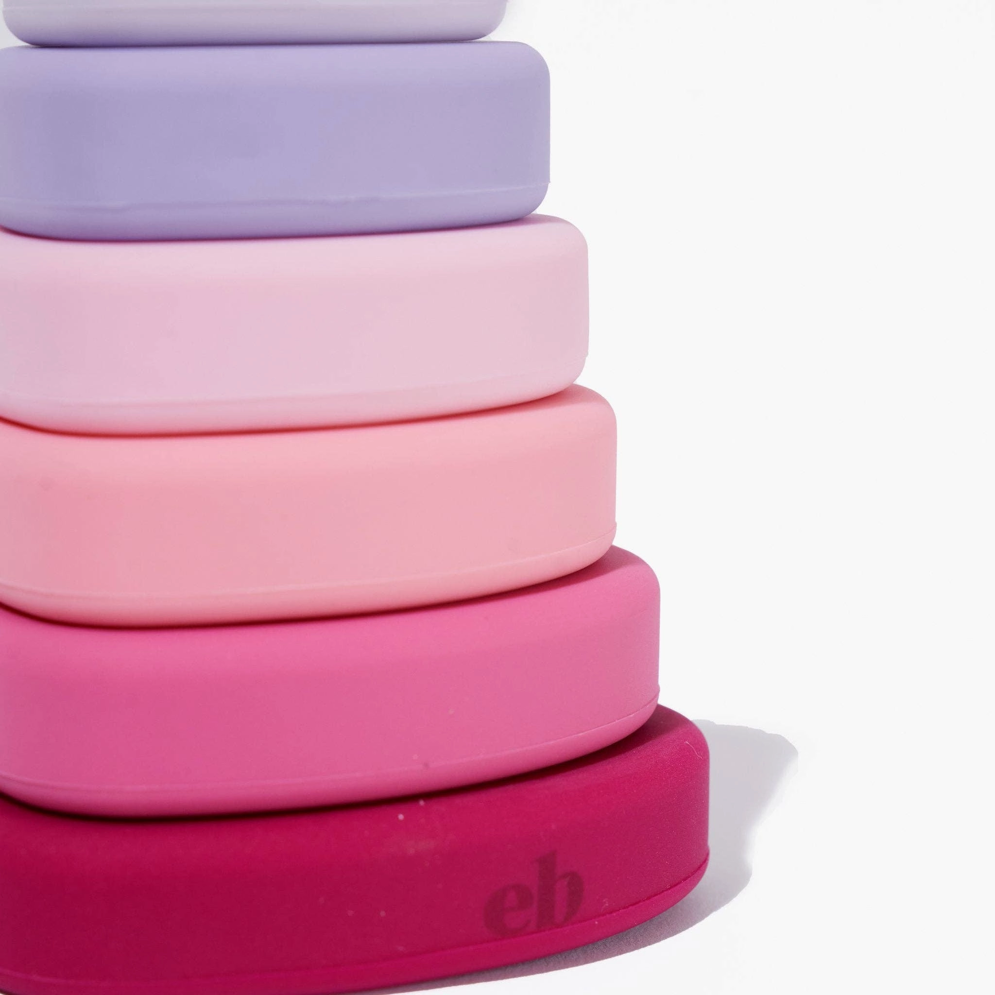 Heart Shape Silicone Stacking Toy