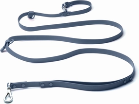 Heavy Duty Hands Free Dog Leash for Medium to Large Dogs for Comfortable Running, Jogging Walking | Dual D-Rings | Soft Padded Traffic Handle | Both Ends 360 Rotating Carabiners (Leash Length 7.7 ft)