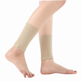 Hemoton Wool Breathable Ankle Socks for Exercise Practical Warm Foot Covers for Yoga Sports Light Tan Color present for