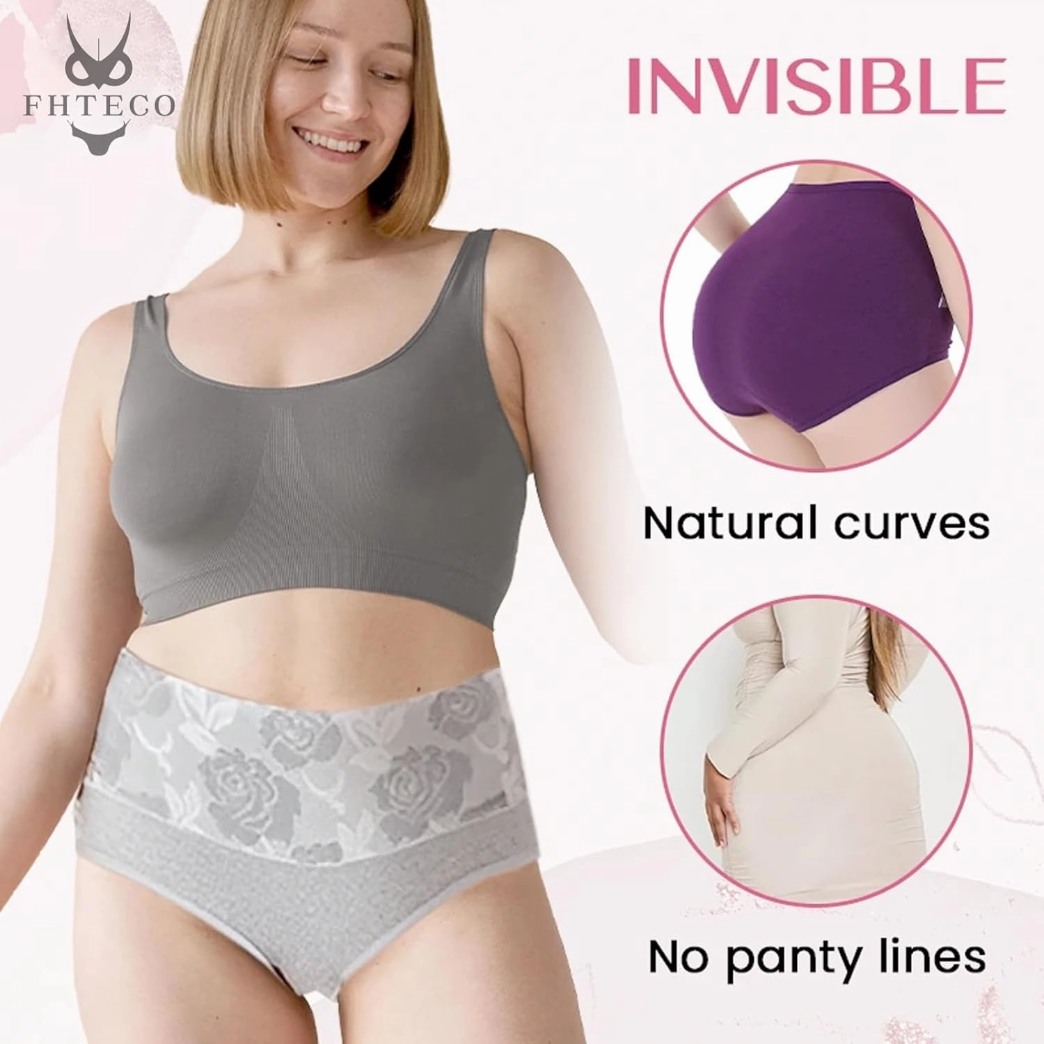 High Waisted Underwear for Women Full Coverage Cotton Panties Plus Size Leakproof Briefs Tummy Control Underwear