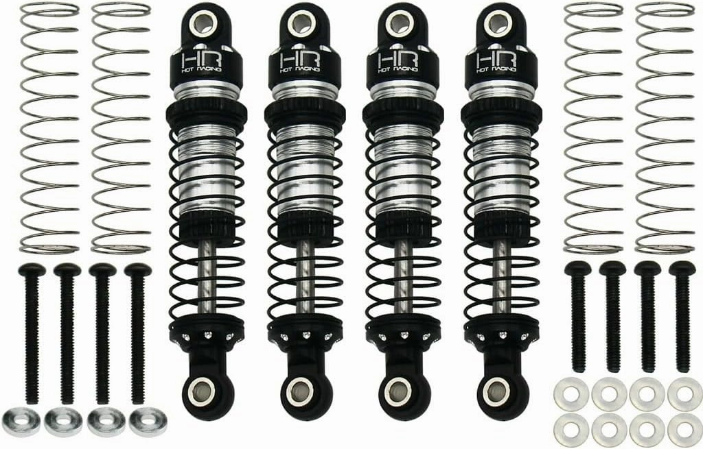 Hot Racing VTET51DP08 Threaded Aluminum Shocks Full Set Venture 18