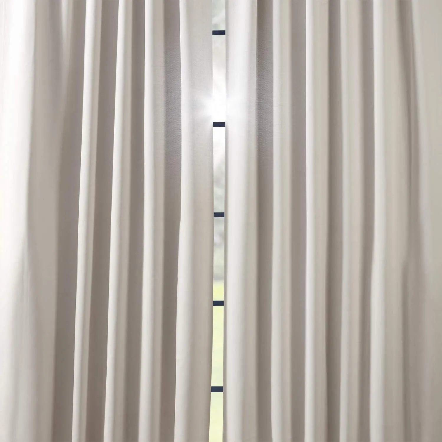 HPD Half Price Drapes Solid Room Darkening Curtains 50 X 96 (1 Panel), BOCH-171113-96, Alabaster Beige