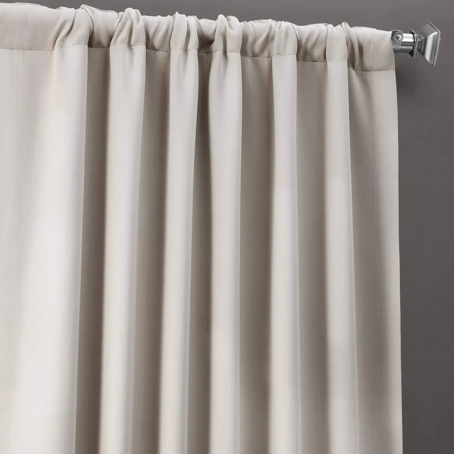 HPD Half Price Drapes Solid Room Darkening Curtains 50 X 96 (1 Panel), BOCH-171113-96, Alabaster Beige