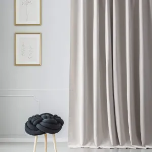 HPD Half Price Drapes Solid Room Darkening Curtains 50 X 96 (1 Panel), BOCH-171113-96, Alabaster Beige