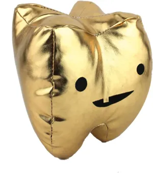 I Heart Guts Gold Tooth - Metallic Vinyl Plush - 7” Designer Collectible Toy