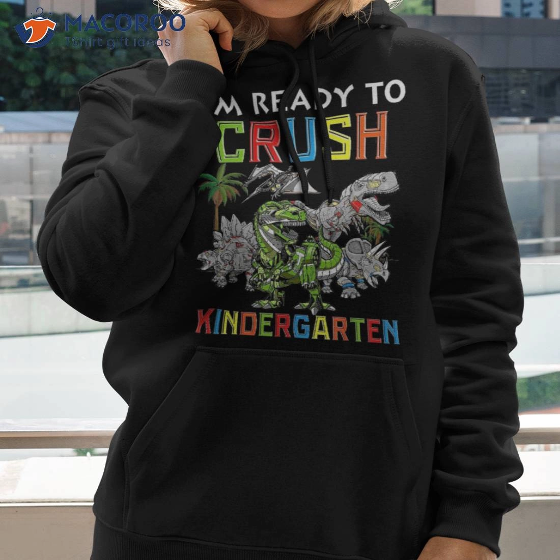 I'm Ready To Crush Kinder Tshirt Dinosaur Back 2 School 2023 Shirt
