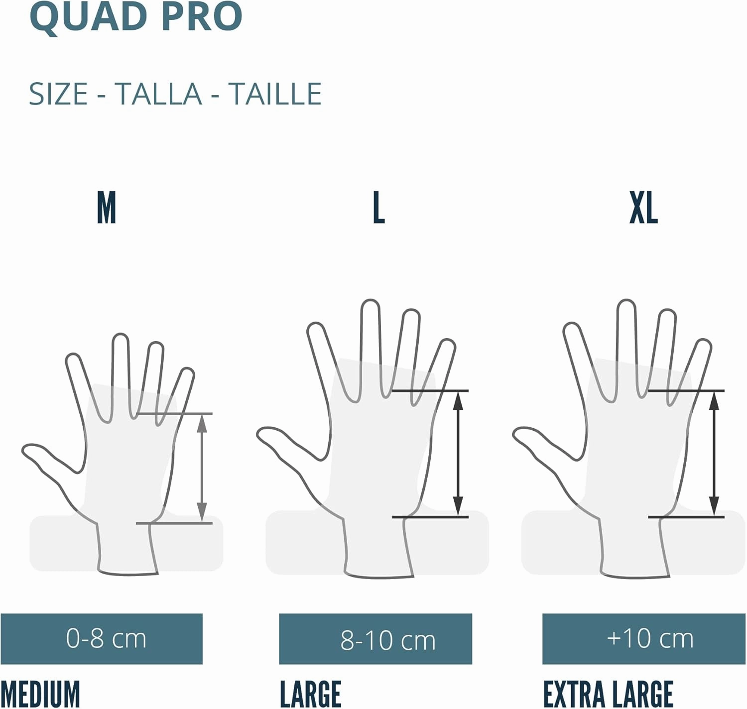 I Quad Pro Handgrips I Professional Cross Training Gloves or Gymnastics I All Surface I Use with Magnesium I Includes Free Bands