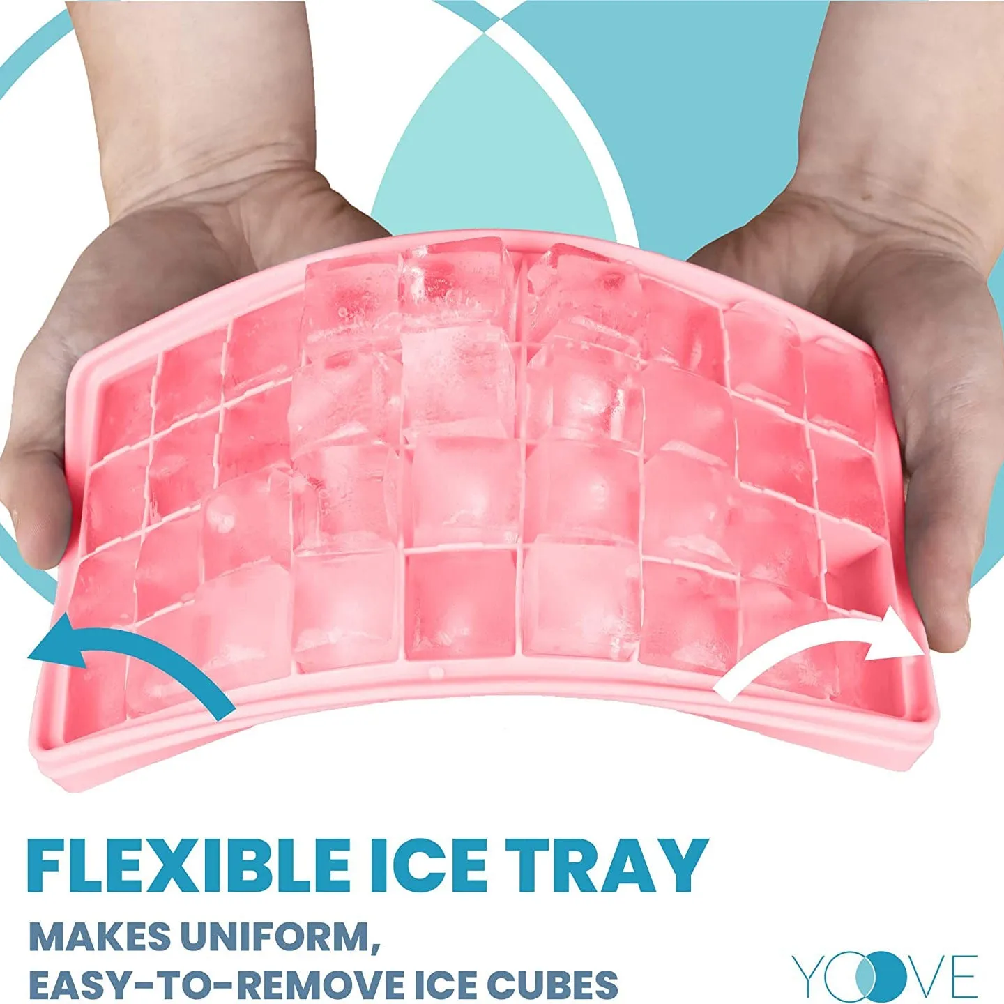 Ice Cube Tray with Lid and Bin