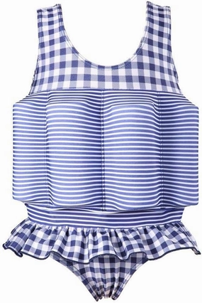 IDOPIP Kids Boys Girls Floatation Swimsuit with Adjustable Buoyancy Baby Float Suit Swim Vest One Piece Swimwear Bathing Suit