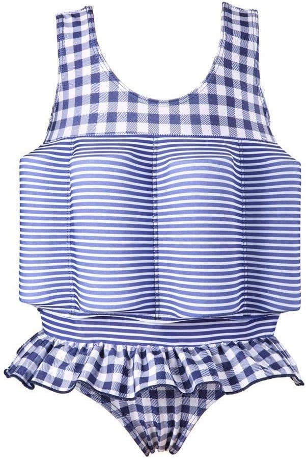 IDOPIP Kids Boys Girls Floatation Swimsuit with Adjustable Buoyancy Baby Float Suit Swim Vest One Piece Swimwear Bathing Suit