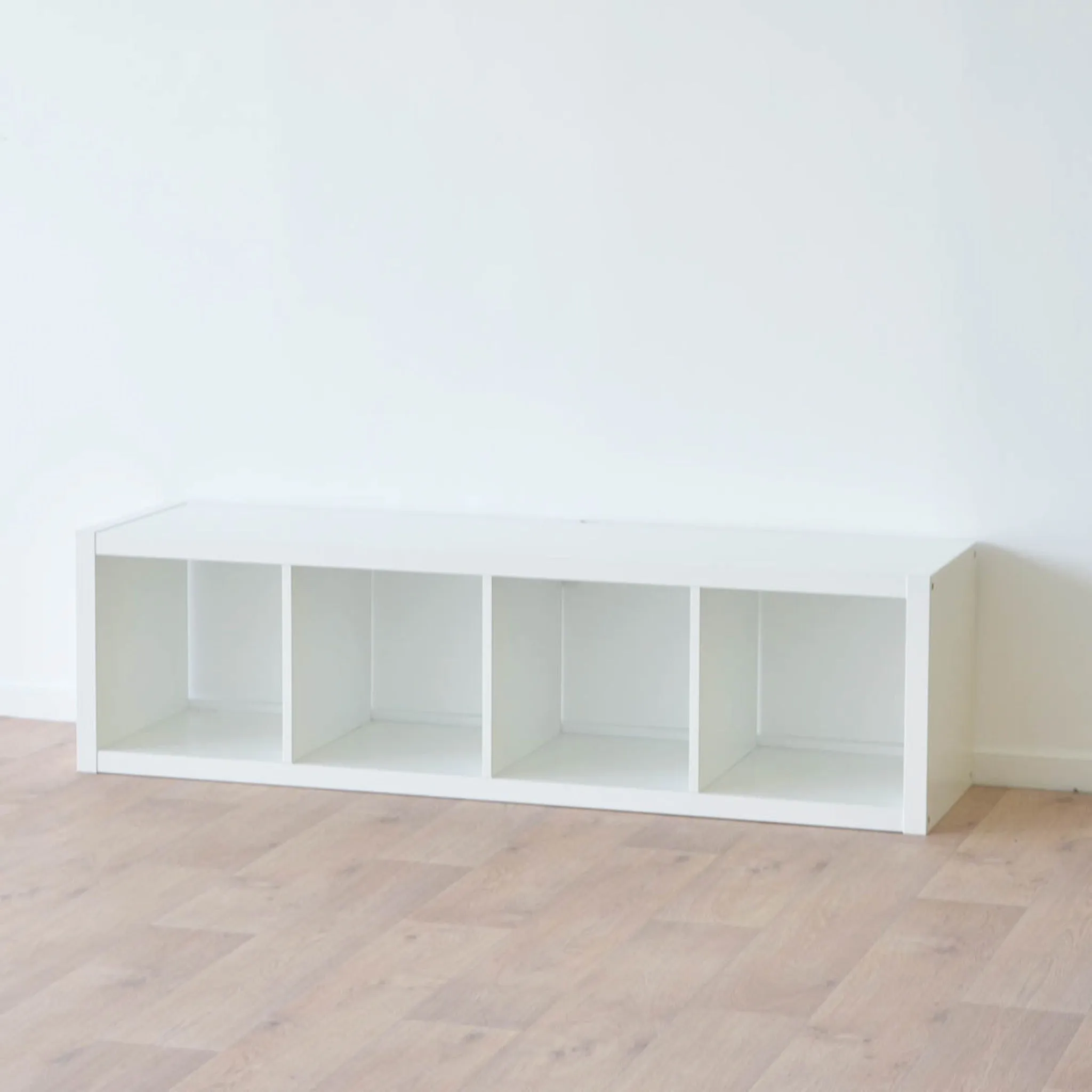 Ikea Kallax 1x4 Shelving Unit, 42x147cm, White