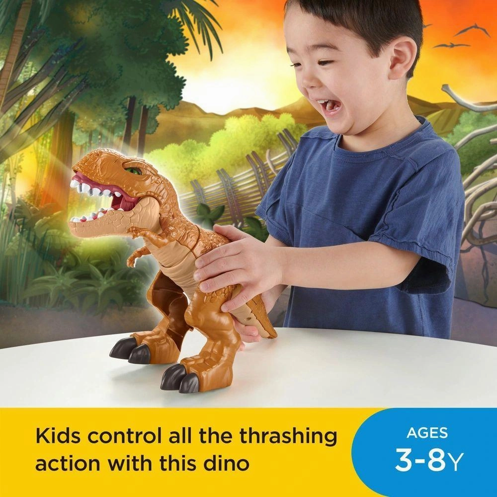 Imaginext Jurassic World Thrashin' Action T.Rex Figure