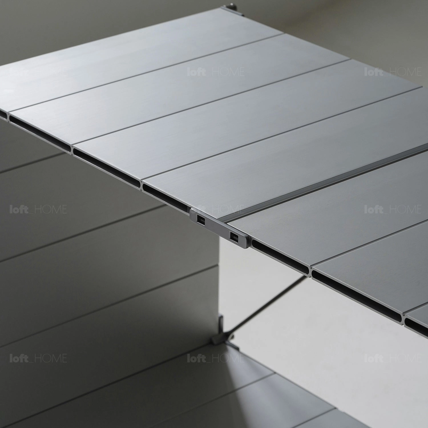Industrial Aluminium Wheeled Trolley Side Table CUBE